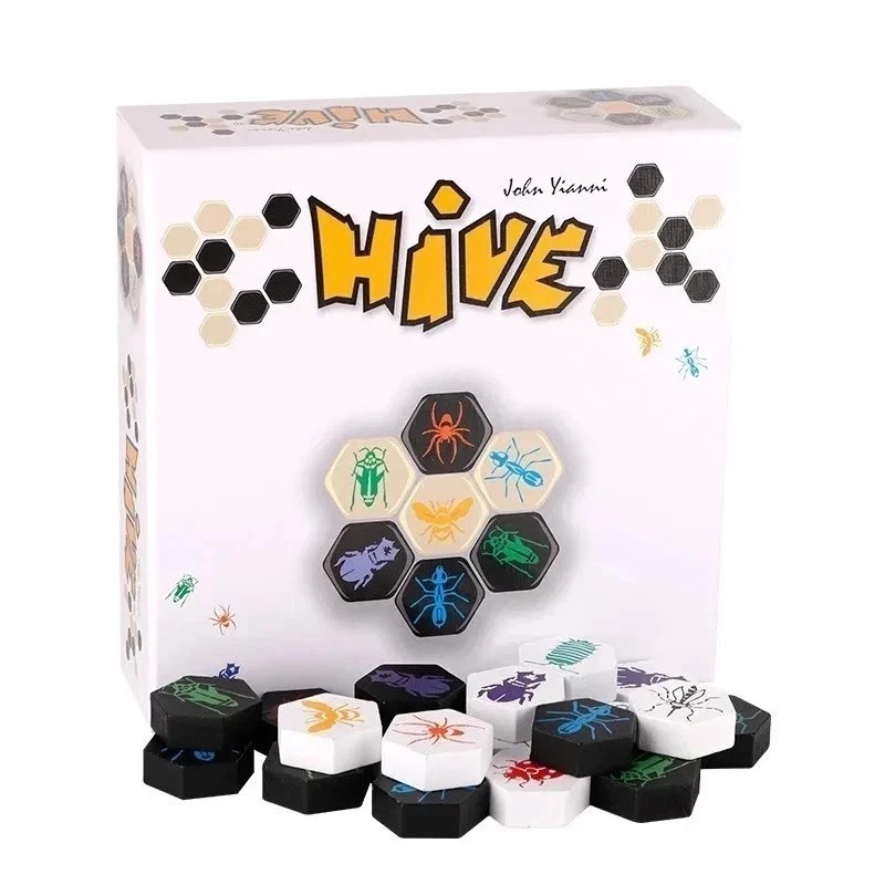 Hive Board Game 2 Player Family Fun Strategy Travel Party Entertainment Game