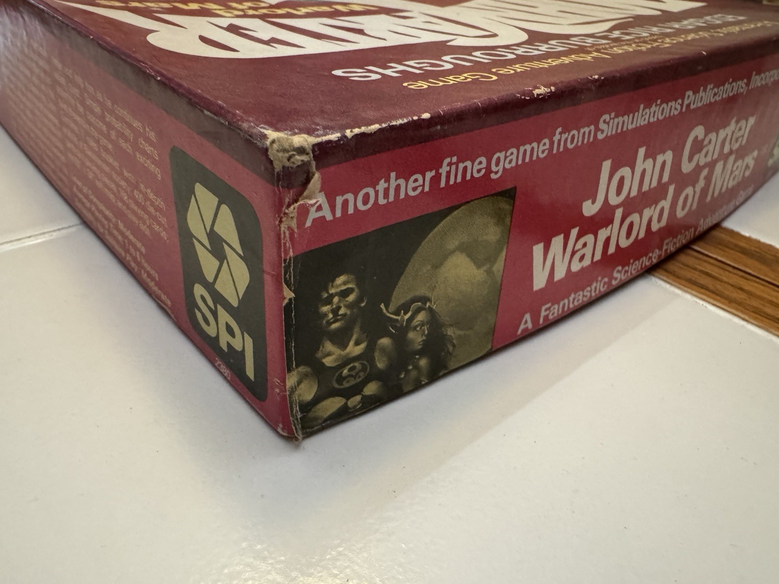John Carter Warlord Of Mars Adventure Game By SPI (Complete, Unpunched)