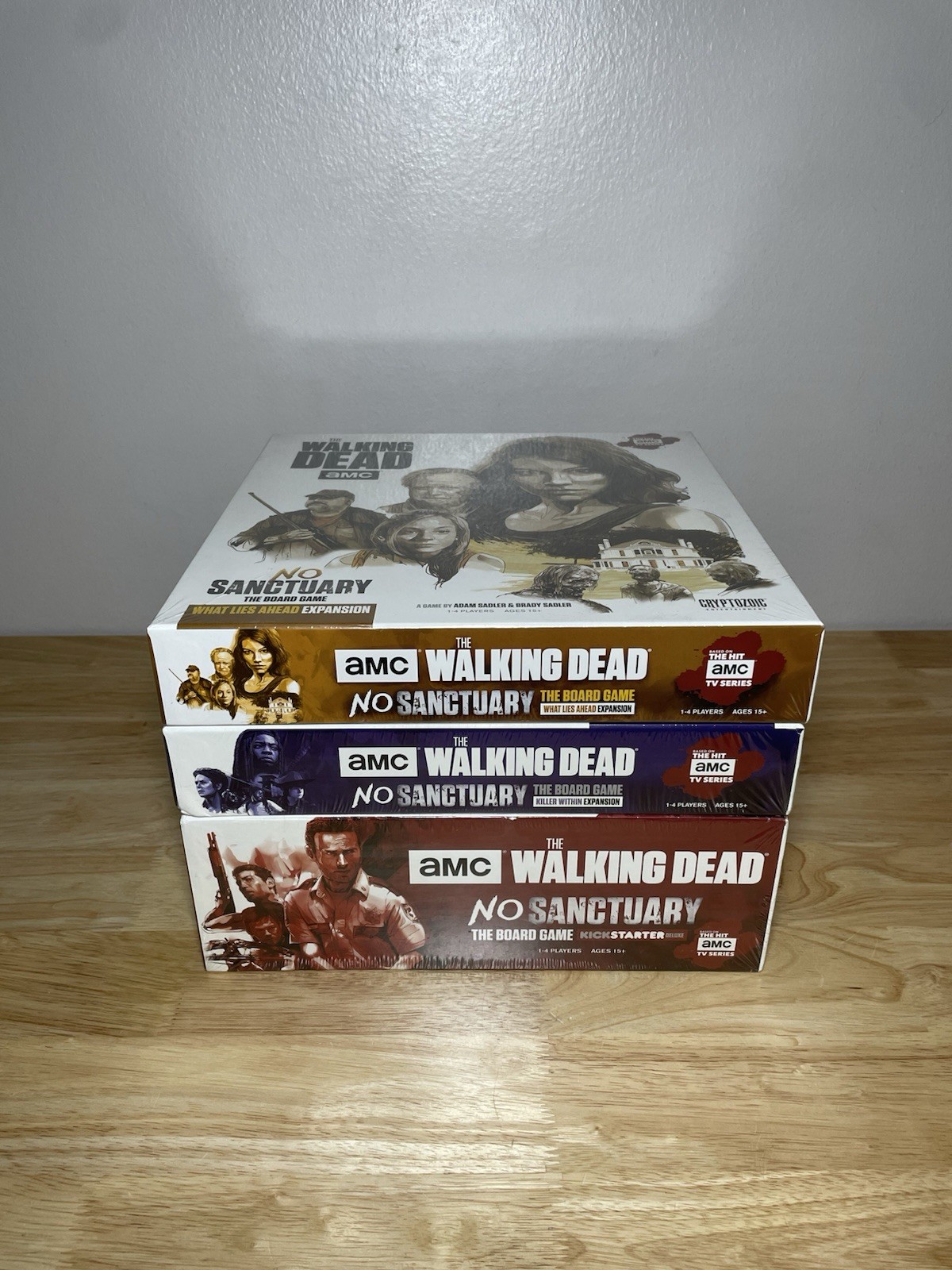 The Walking Dead No Sanctuary Board Game Kickstarter Edition Plus Expansions NEW