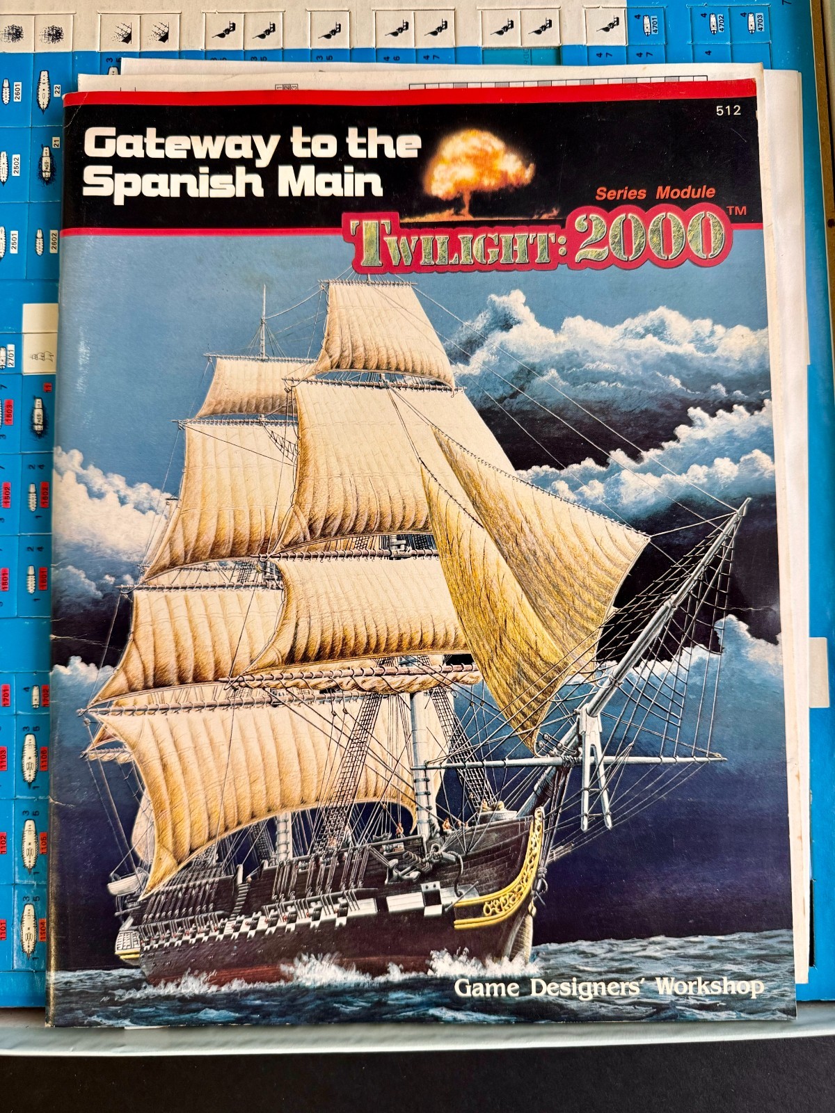 Wooden Ships & Iron Men Vintage Board Game Avalon Hill 1975 Complete DV-807