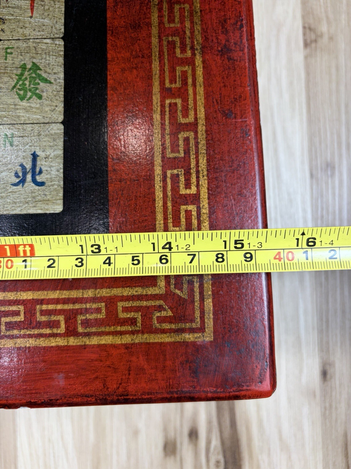 VTG Chinese Mahjong Set 144 Tiles Mah-Jong Game Carry Case Box Mahjong Mahjongg