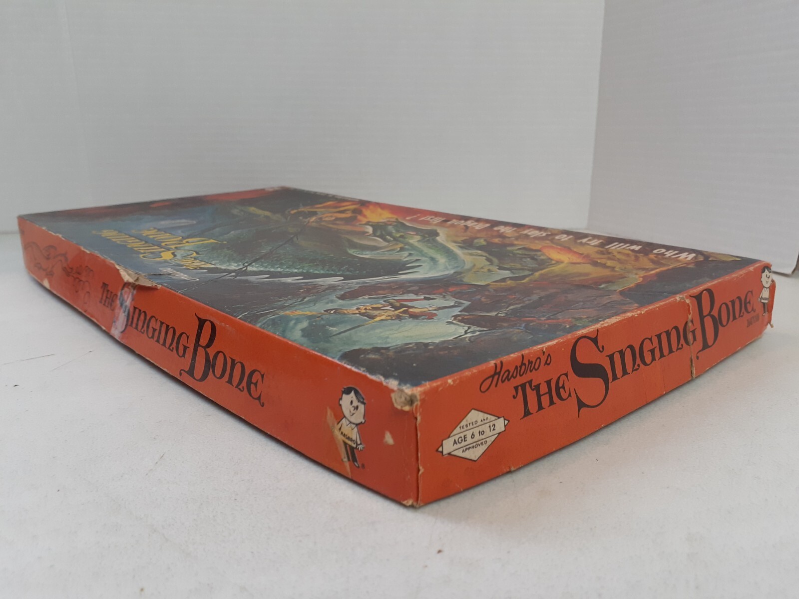 The Singing Bone Dragon Board Game Hassenfeld Hasbro Vintage 1962 Fantasy 125