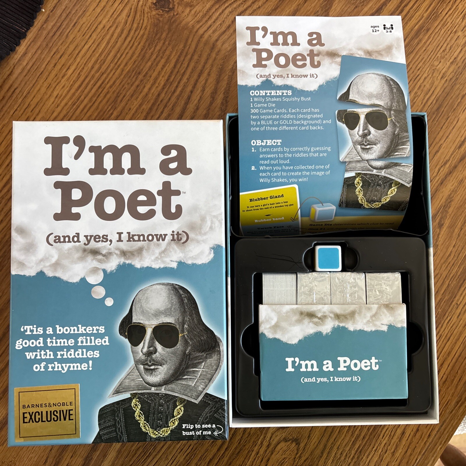 “I’m a Poet (and yes, I know it)” Family Game ~ Riddles of Rhyme ~ 3-8 Players