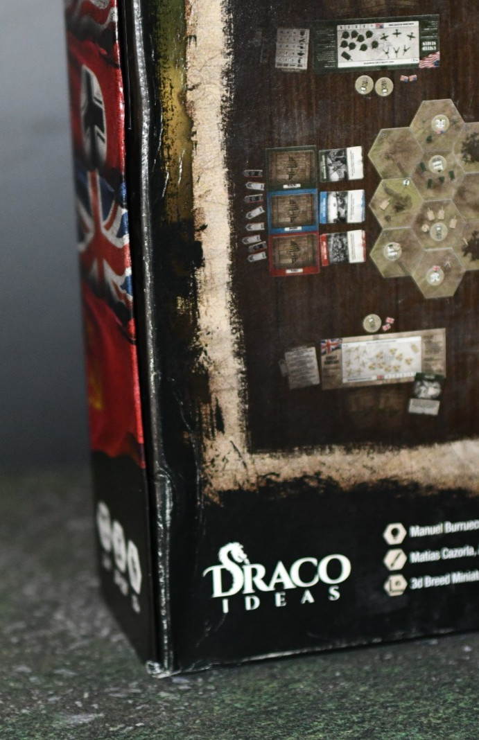 Frontier Wars: Board Game (Kickstarter) W/ France/Japan & Solo Mode Vg (BoxDmg)