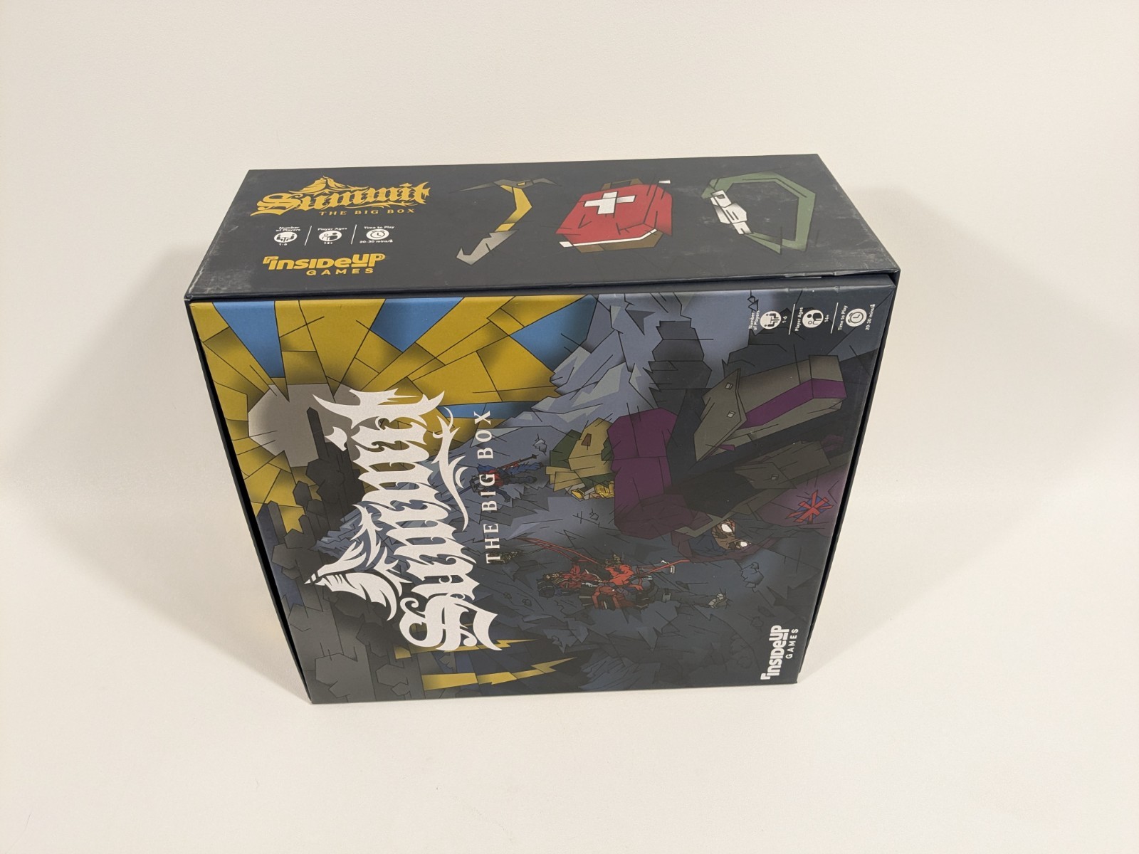 Summit Big Box Inside Up Board Game Includes All Expansions + Metal Dice Fun!