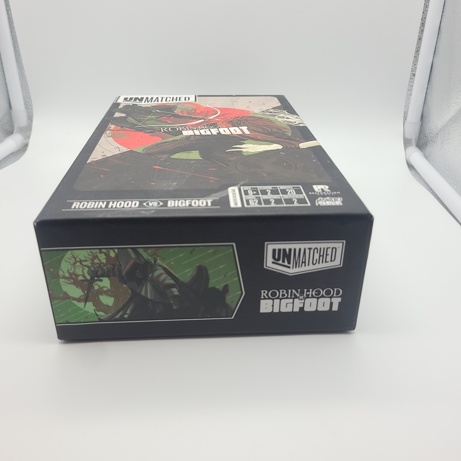 Restoration Games Unmatched Robin Hood Vs. Bigfoot Board Game Mondo Complete