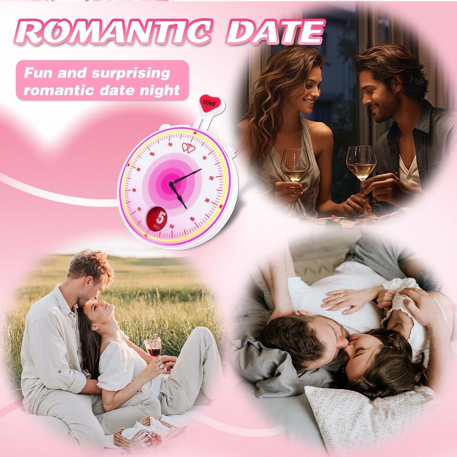 Valentine’s Couples Date Night Spinner – Fun Romantic Gift & Game