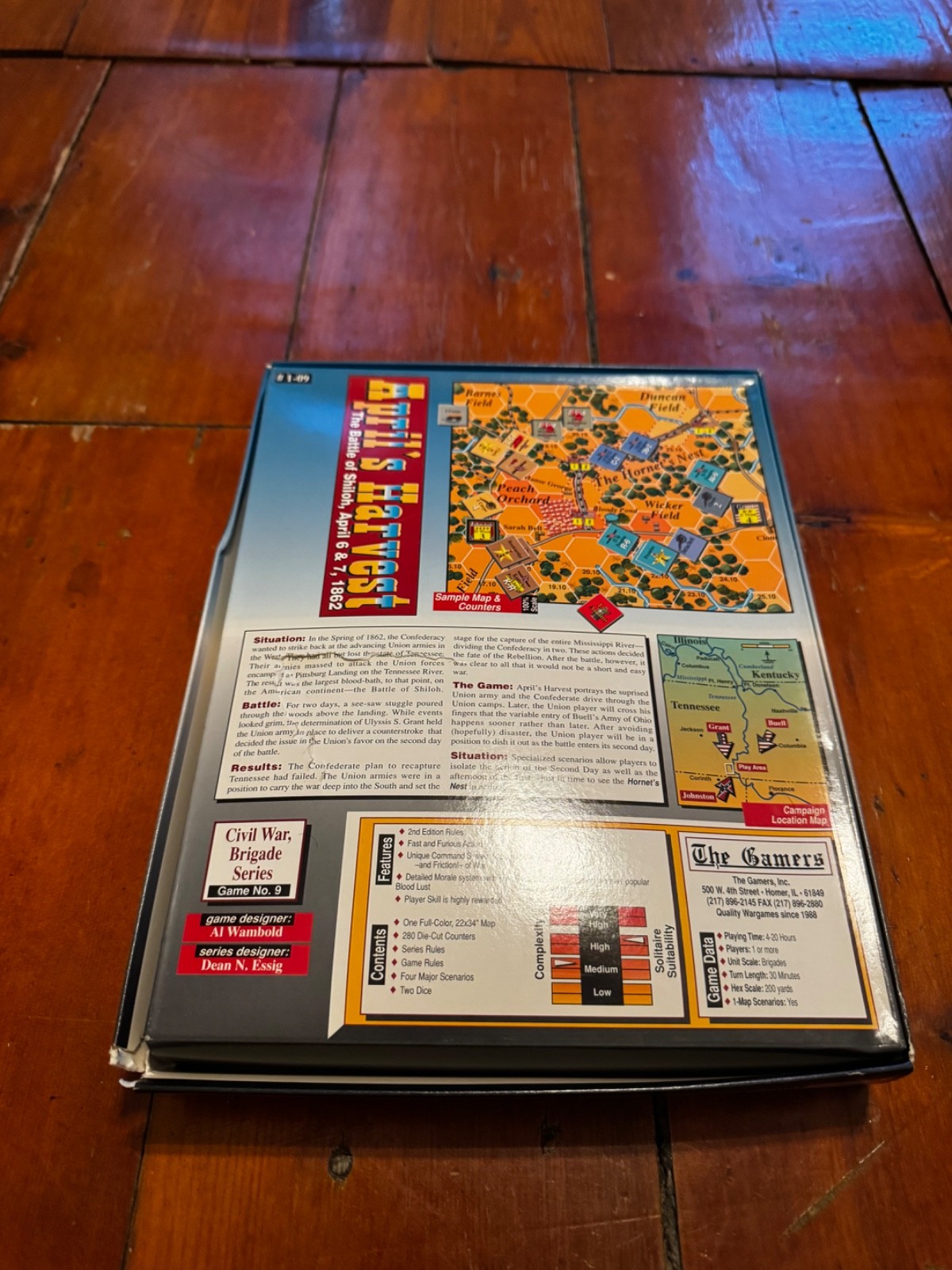 The Gamers Civil War Brigade Series April’s Harvest Punched and clipped