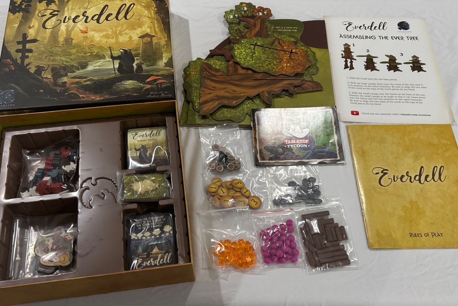 Everdell 3rd Ed., Board Game Starling Games, 2022 (Played 1x) All PCs Counted
