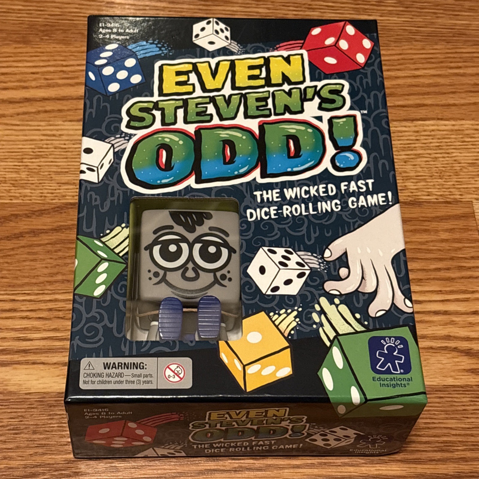 Even Steven’s Odd Game Educational Insight Wicked Fast Dice Rolling Family Game