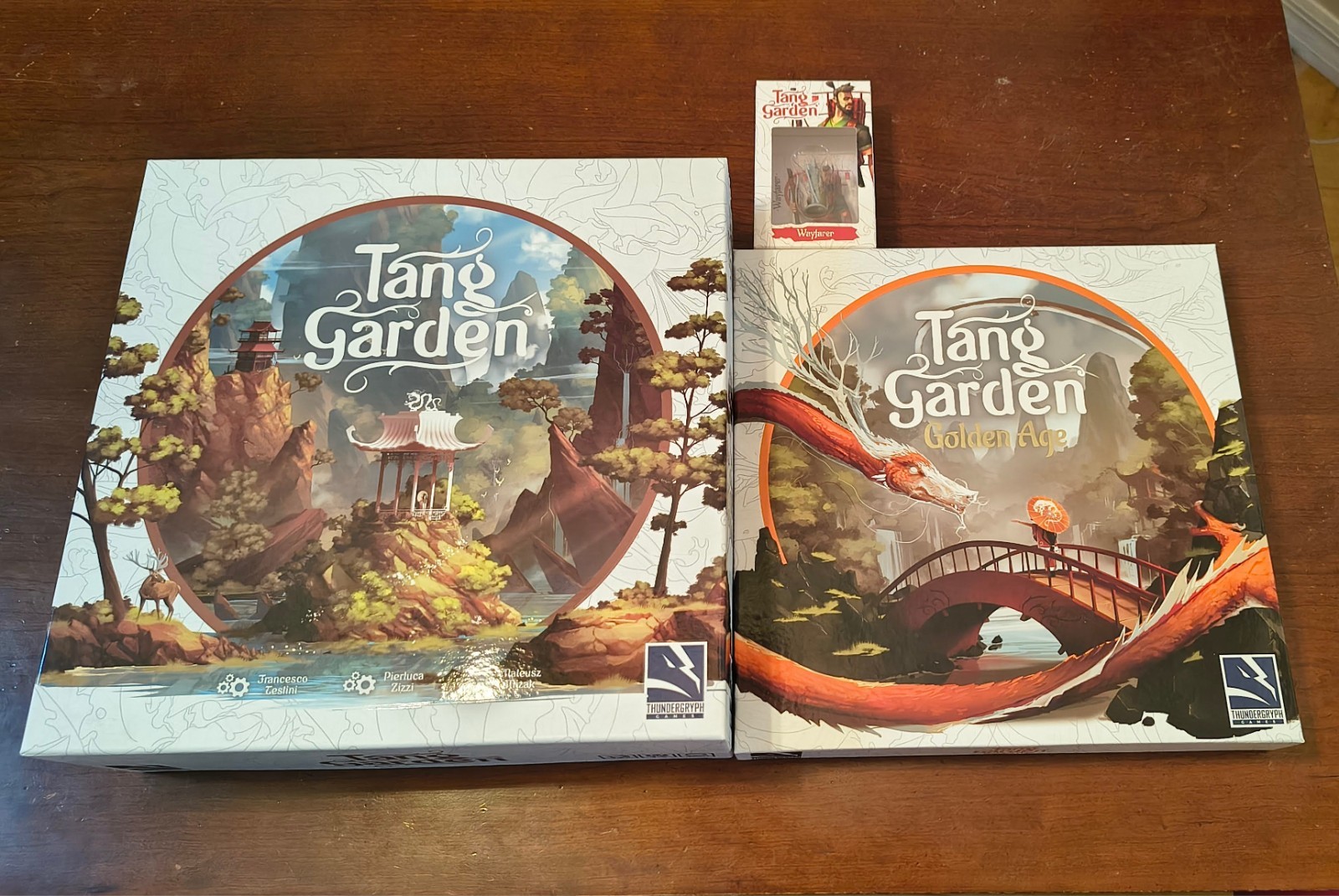 Tang Garden Board Game w/Golden Age Expansion + Wayfarer Kickstarter Exclusive
