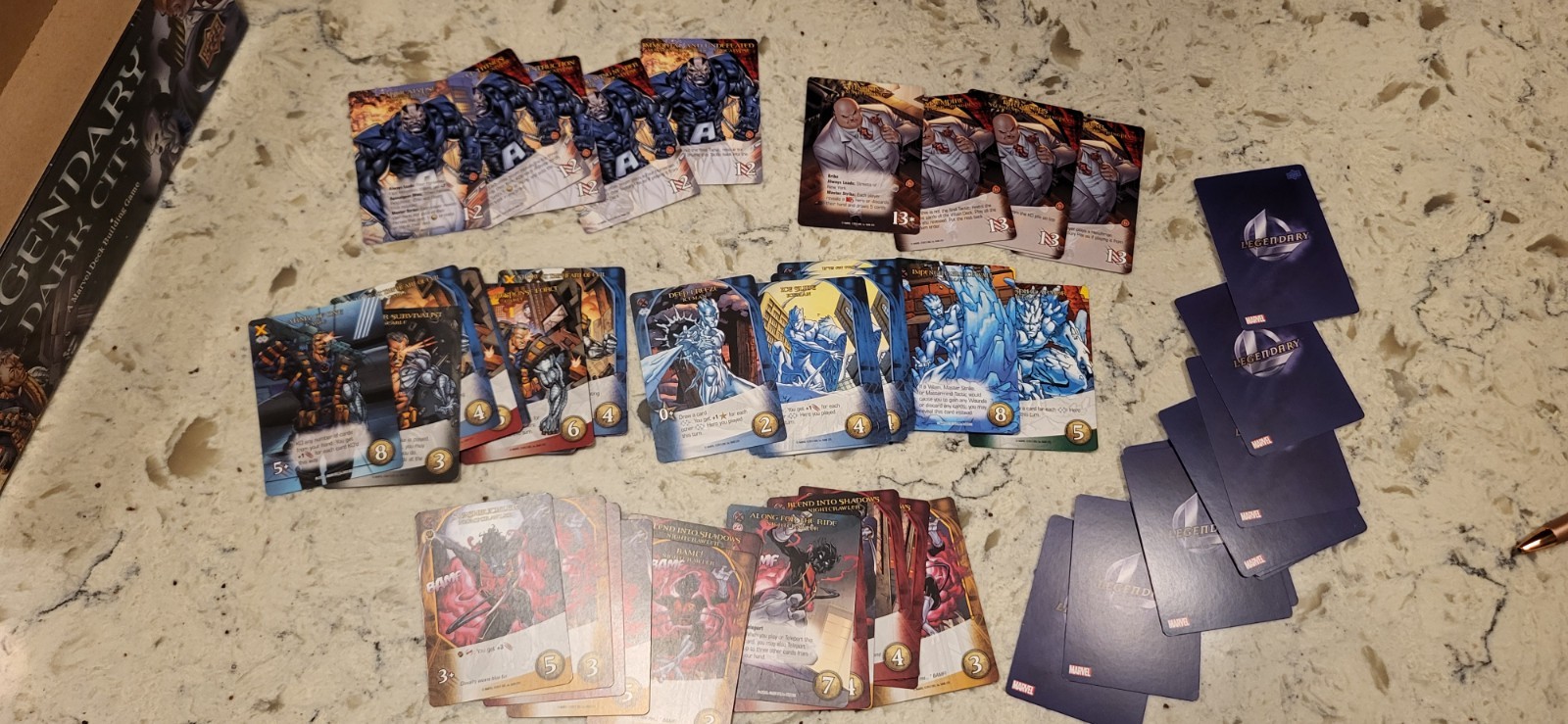 LEGENDARY DARK CITY MARVEL DECK BUILDING GAME