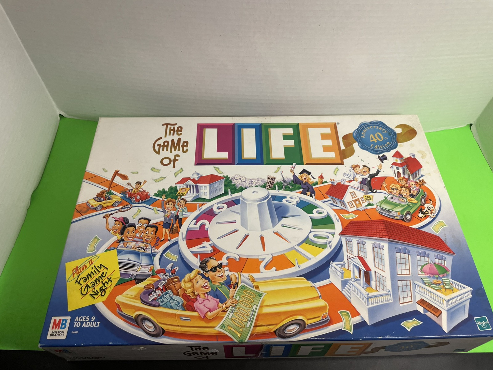 The Game of Life 40th Anniversary Board Game Milton Bradley 1999 Family