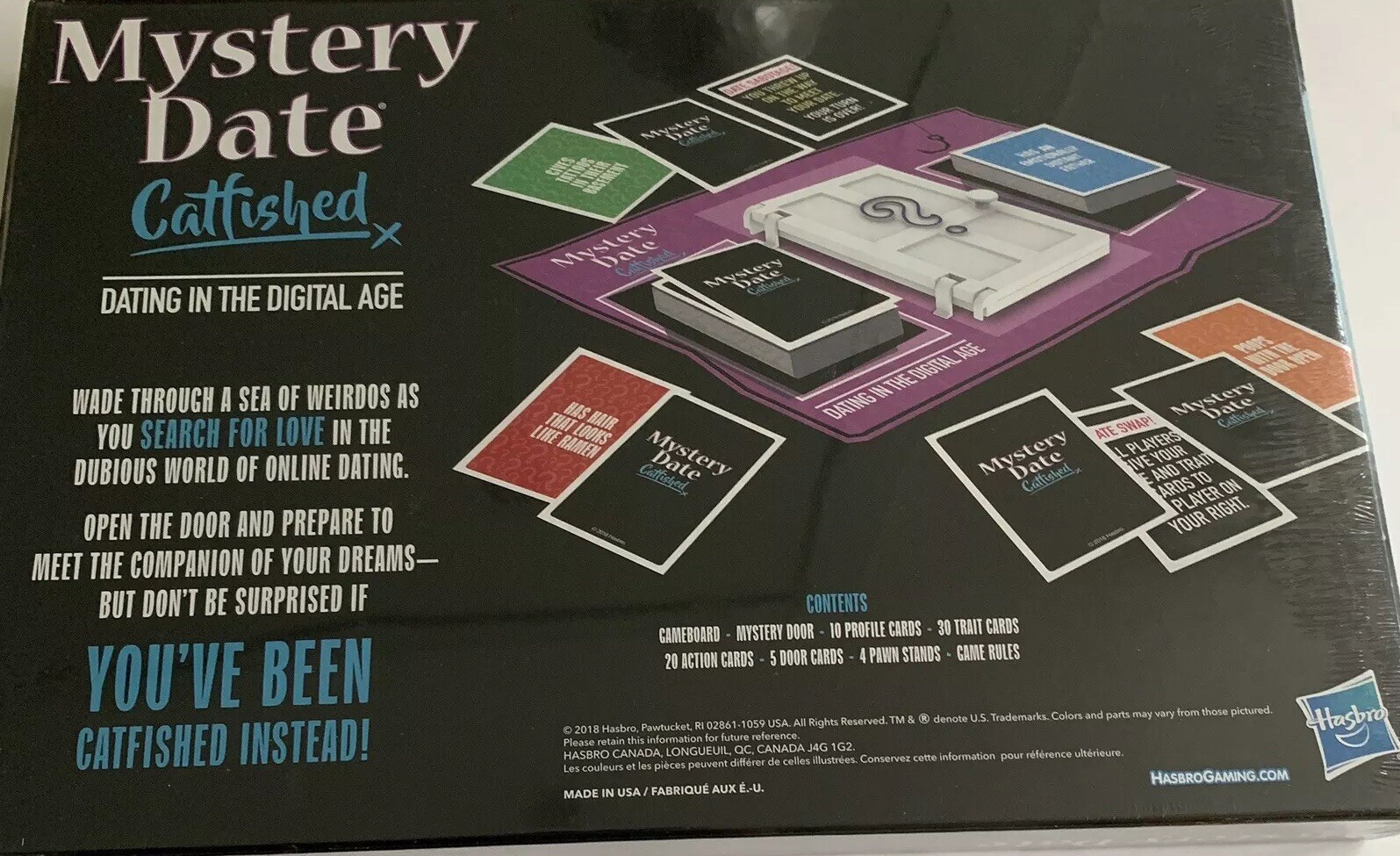 Mystery Date Catfish Dating In The Digital Age New Sealed Hasbro Game