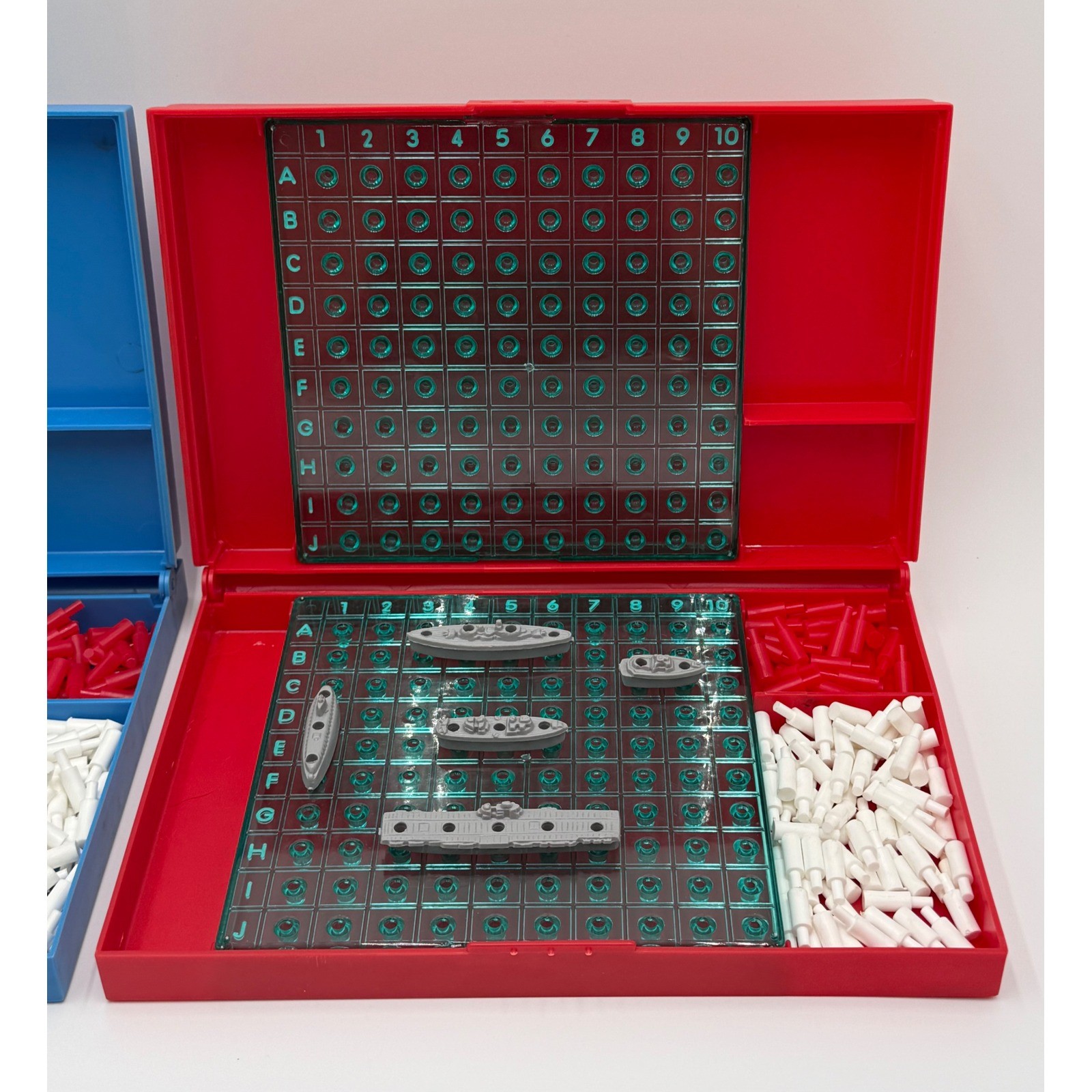 Vintage Milton Bradley Battleship #4730 Board Game Near Complete Missing Pegs