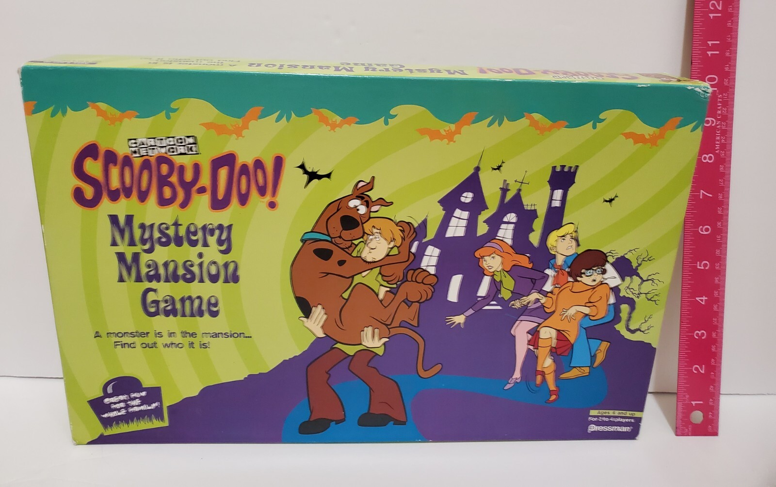 CT1 Scooby Doo Mystery Mansion Board Game 1999 Pressman Cartoon Network Complete