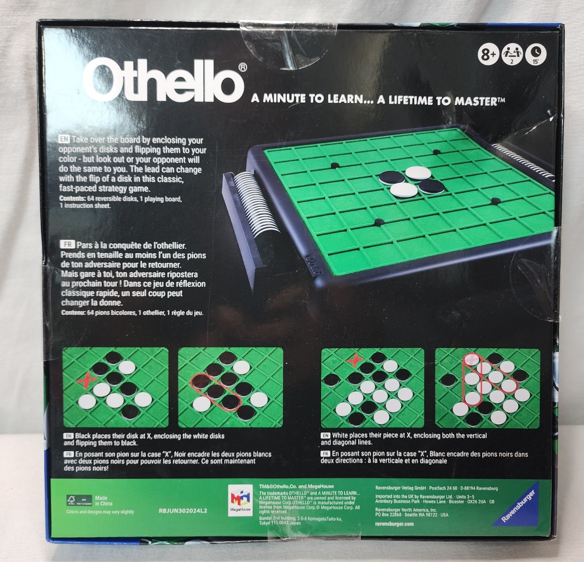 Ravensburger Othello Classic Family and 2-Player Game for Ages 8 and Up