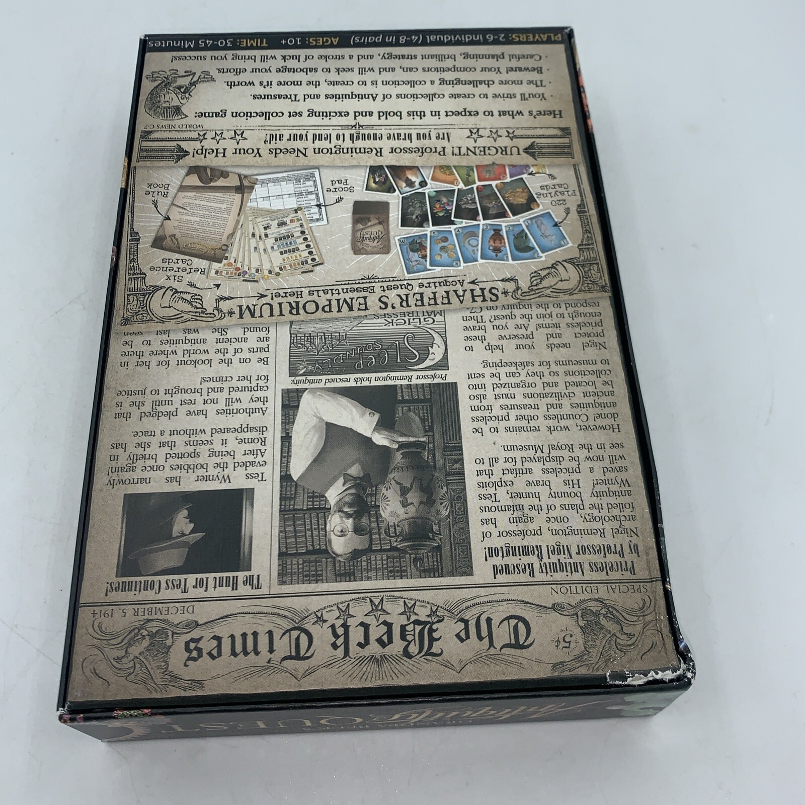 Antiquity Quest Grandpa Beck’s Games Cards Sealed “As Is”