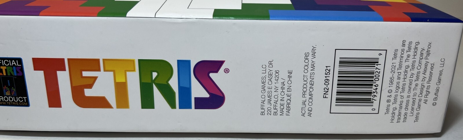 TETRIS Head To Head Strategy Board Game Buffalo Games 2-4 Players