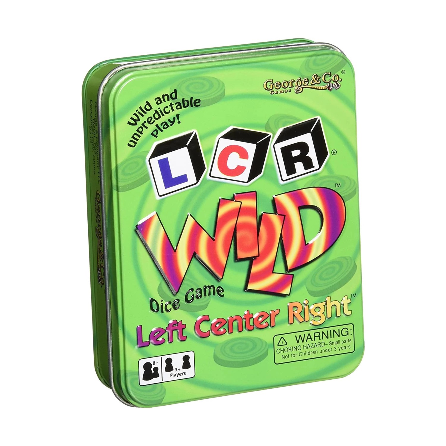 George & Co. LCR Dice LCR – Left Center Right Wild Box VG+/NM