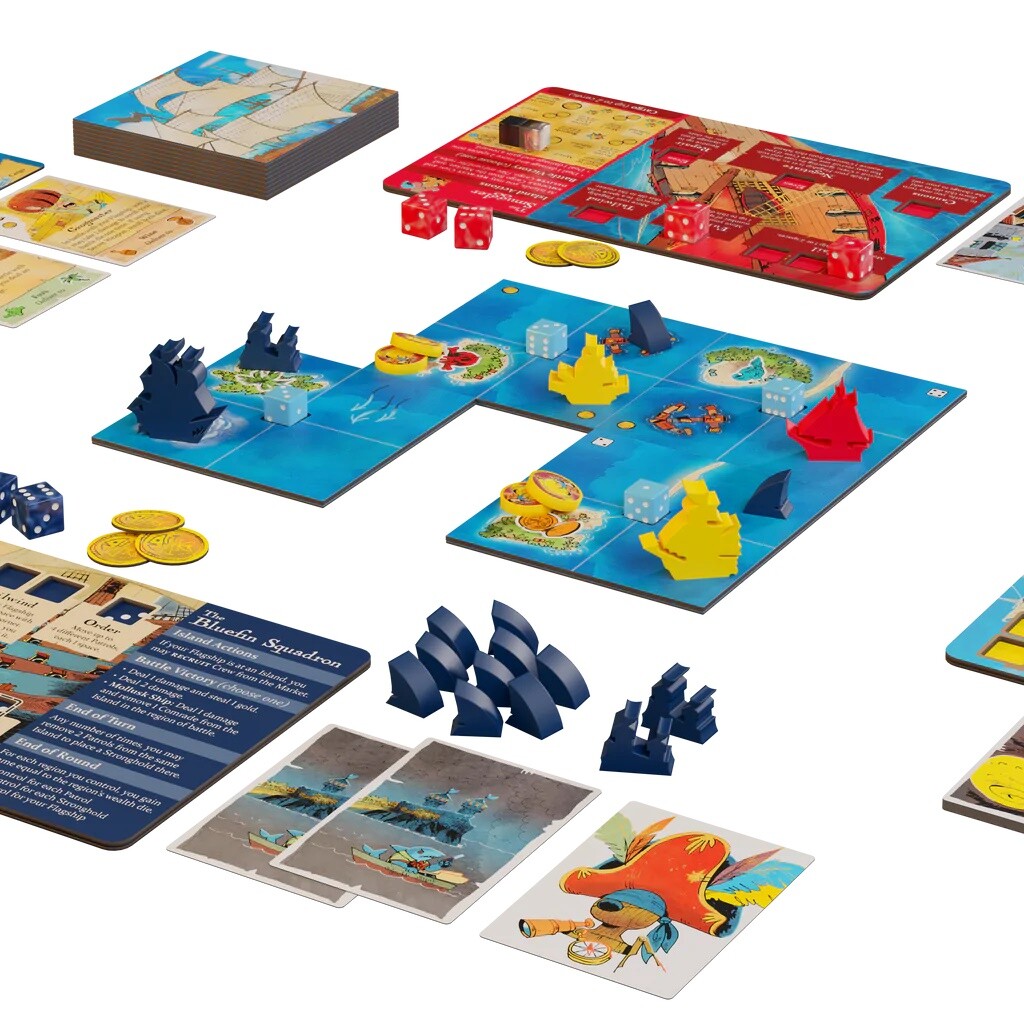 Ahoy Board Game | A game of seafaring & smuggling for 2-4 players