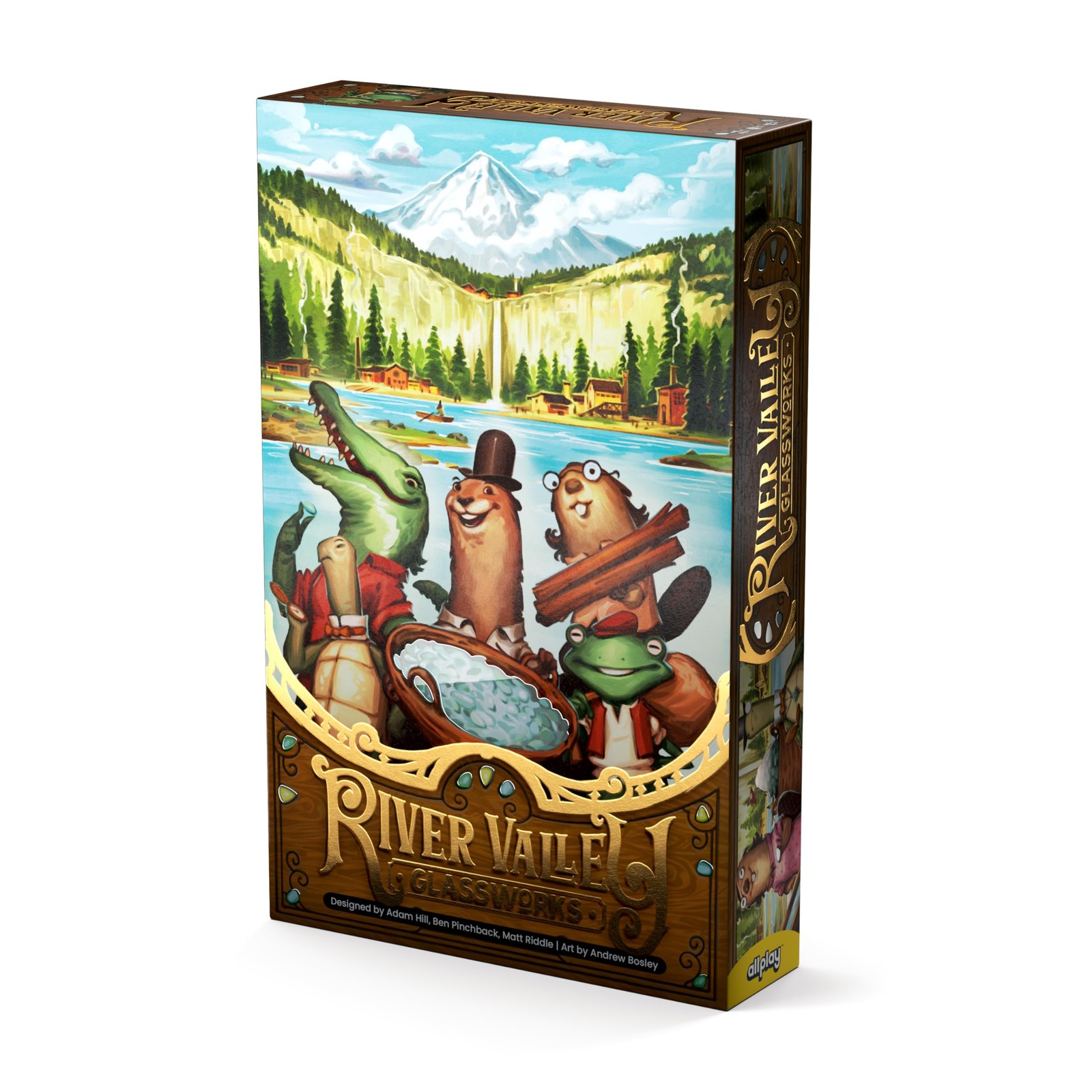 – River Valley Glassworks Deluxe Edition Board Game for Families and Adults -…