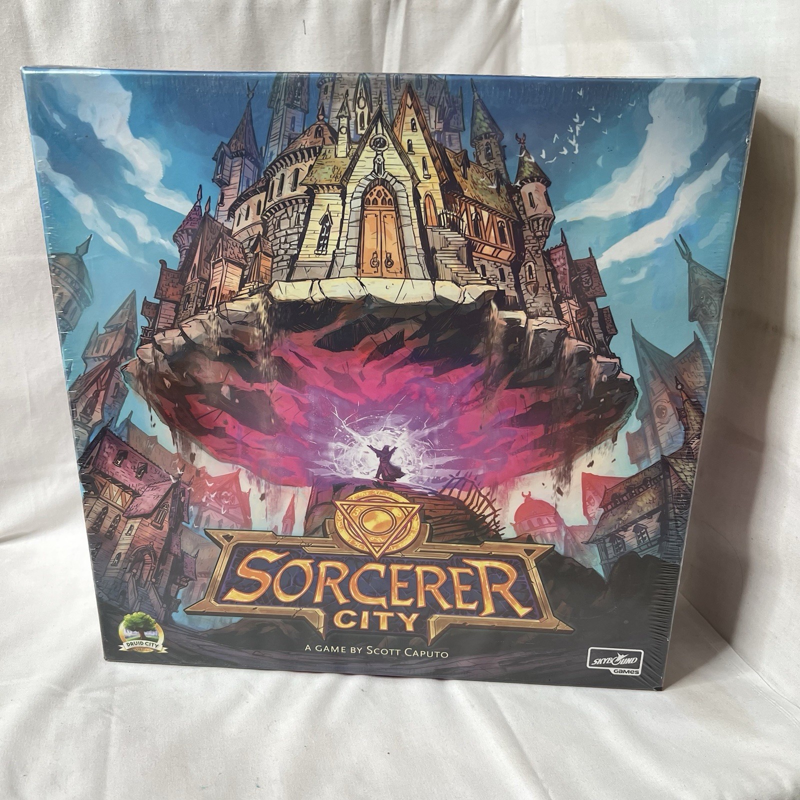 Brand New Sealed Sorcerer City Board Game by Scott Caputo Tile Laying Strategy