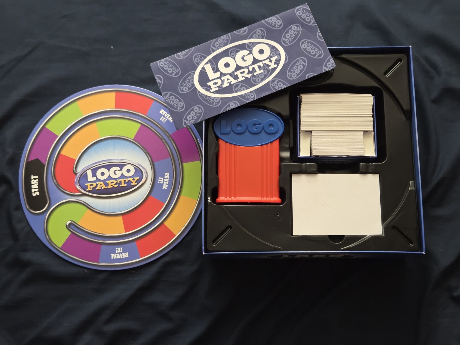 Spin Master Games Logo Party Board Game- Complete