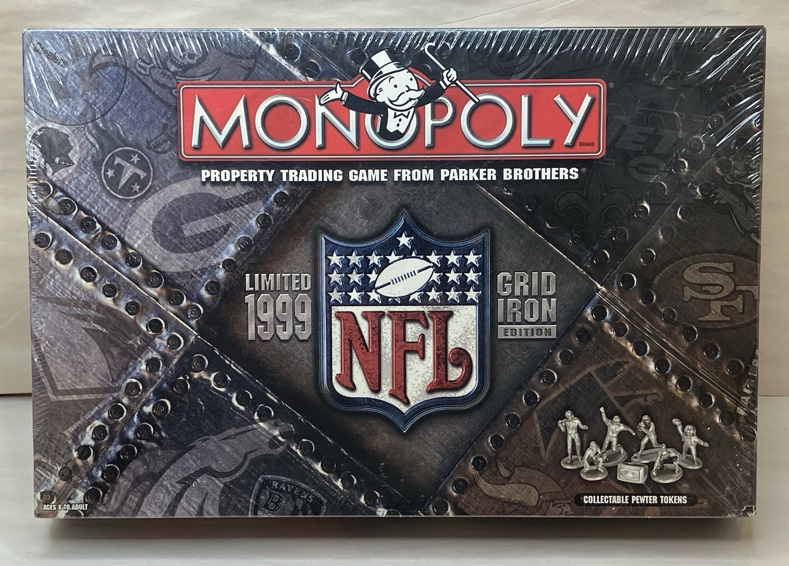 Monopoly NFL Grid Iron Edition 1999 New Sealed