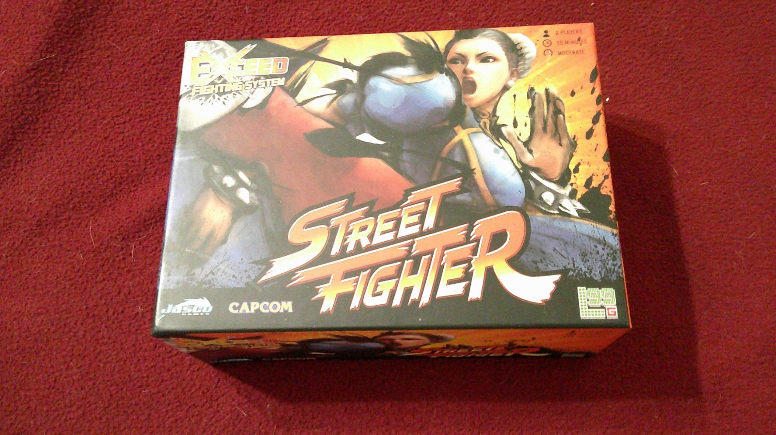 Level 99 Exceed Fighting System Chun Li box Street Fighter sleeved cards