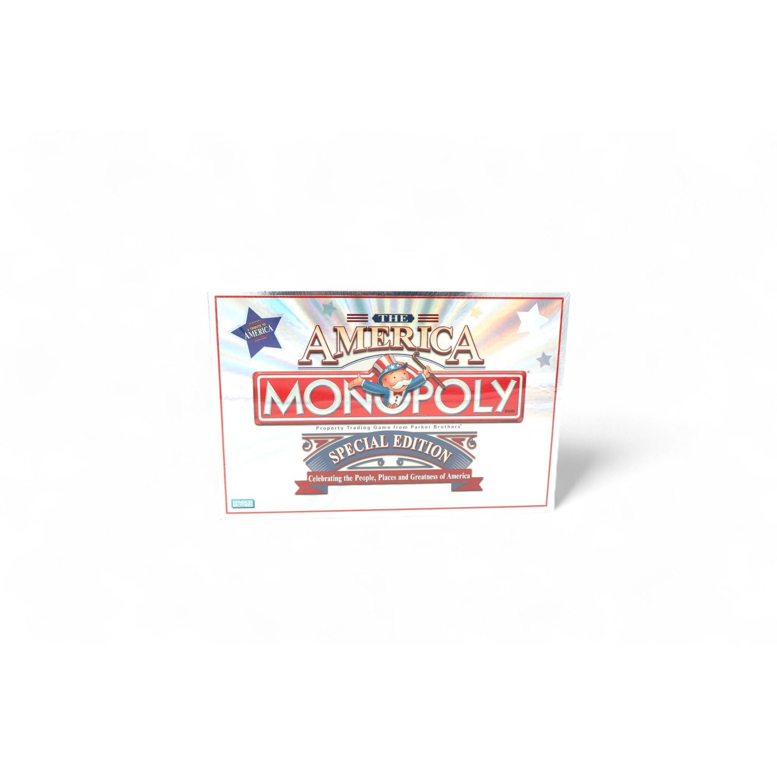 Vtg 2002 America Monopoly Special Edition Board Game Patriotic Edition Complete