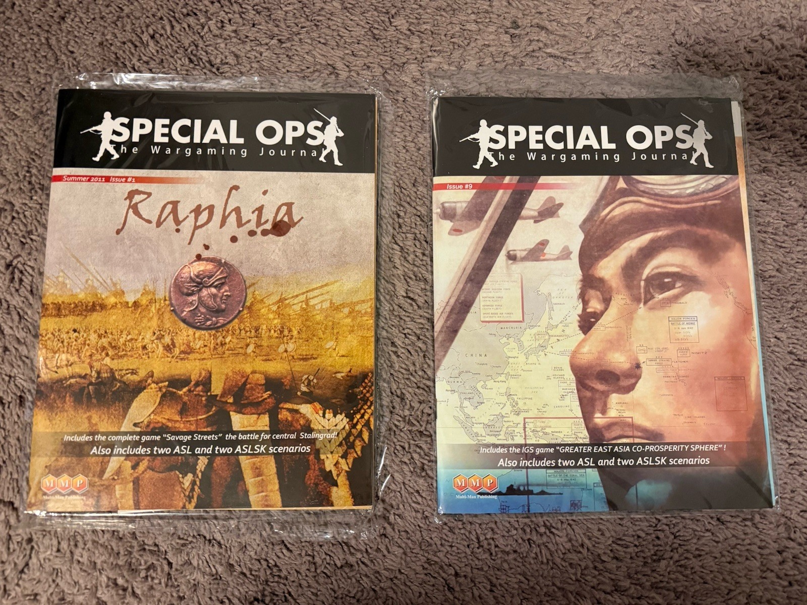 MMP: Special Ops Issues #1 and #9 – Savage Streets and Greater East Asia – New