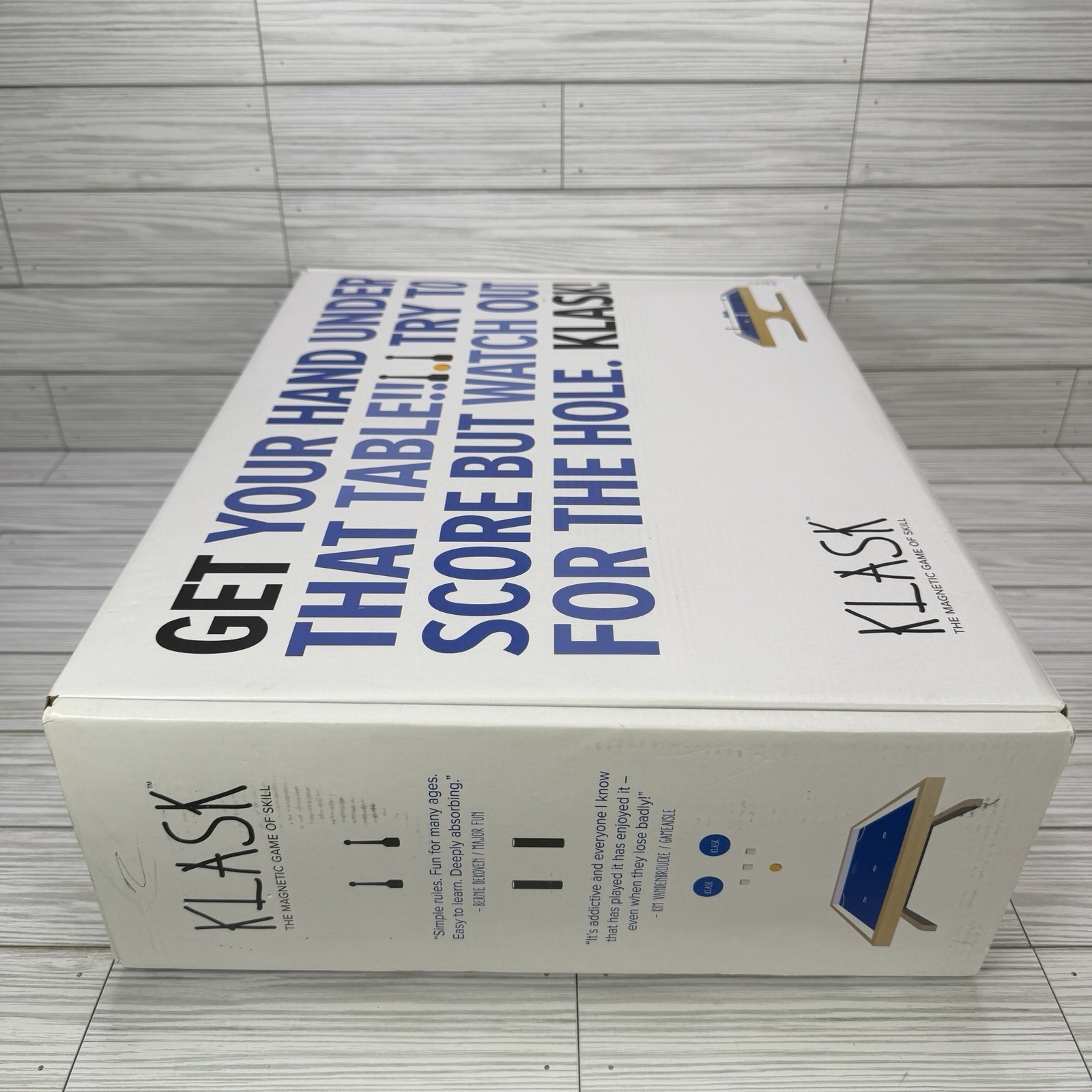 Klask Tabletop Board Game Complete Magnetic Foosball Hockey Battle Party Denmark