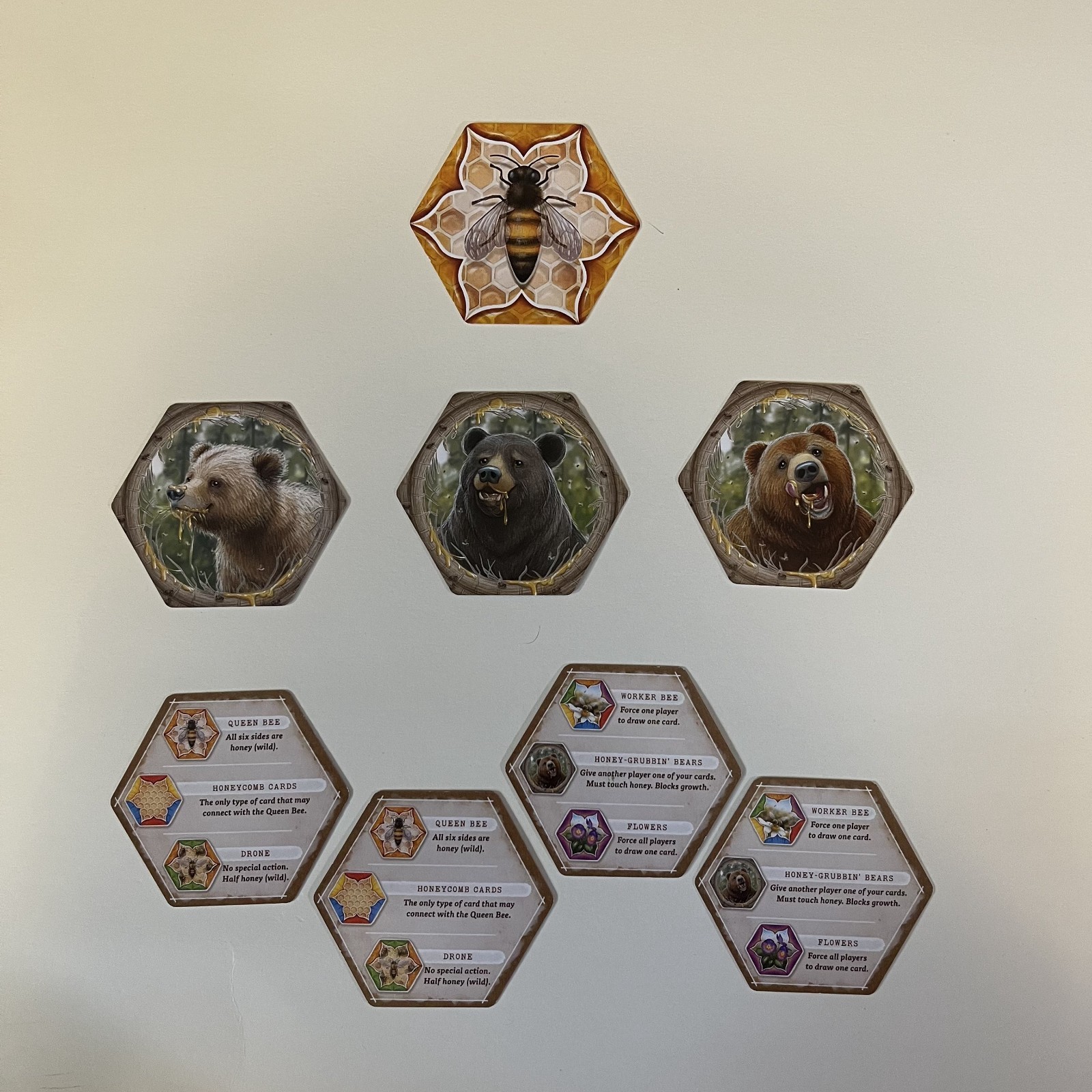 Grandpa Beck’s The Bears and The Bees Family Card Game Complete Hive Building 7+