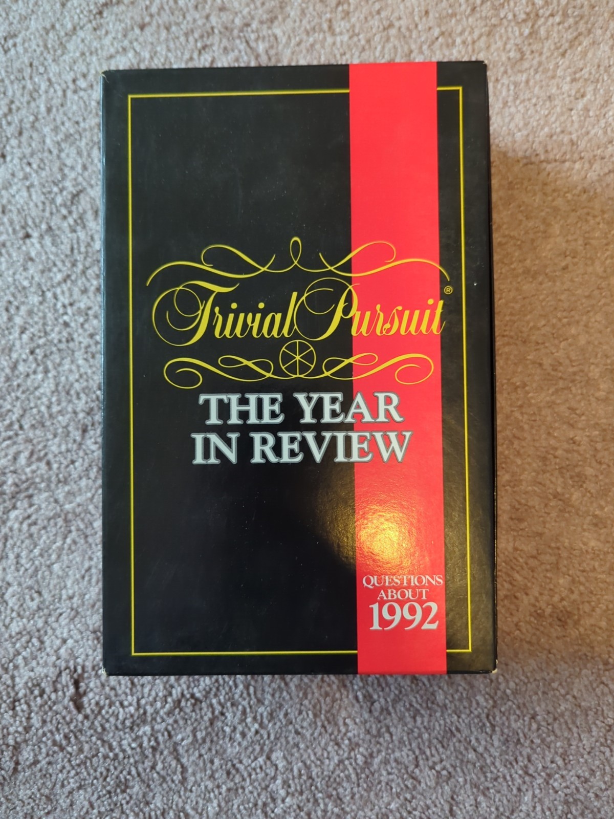Vintage Parker Brothers Trivia Pursuit THE YEAR IN REVIEW Questions About 1992