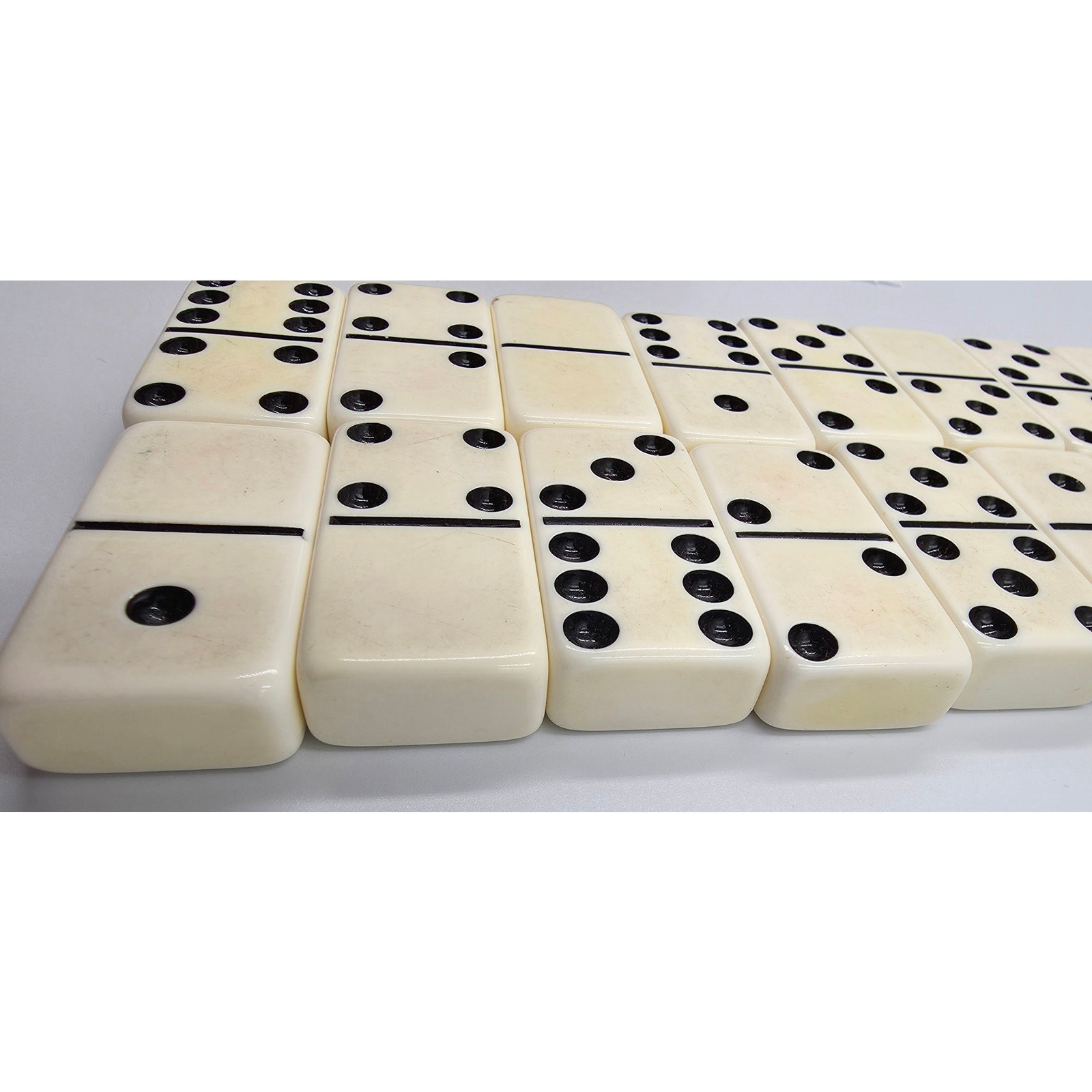 Puremco Marblelike Dominoes Extra Thick USA 28 Pcs Texas To The Bones