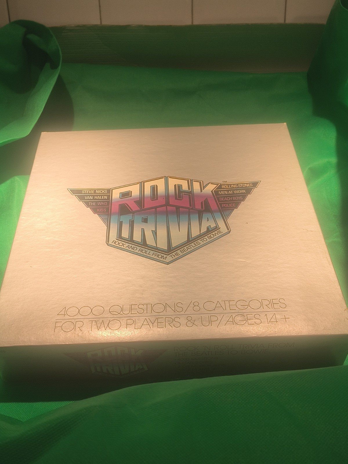 Vtg Rock Trivia Board Game Pressman 1984 Rock And Roll From The Beatles COMPLETE