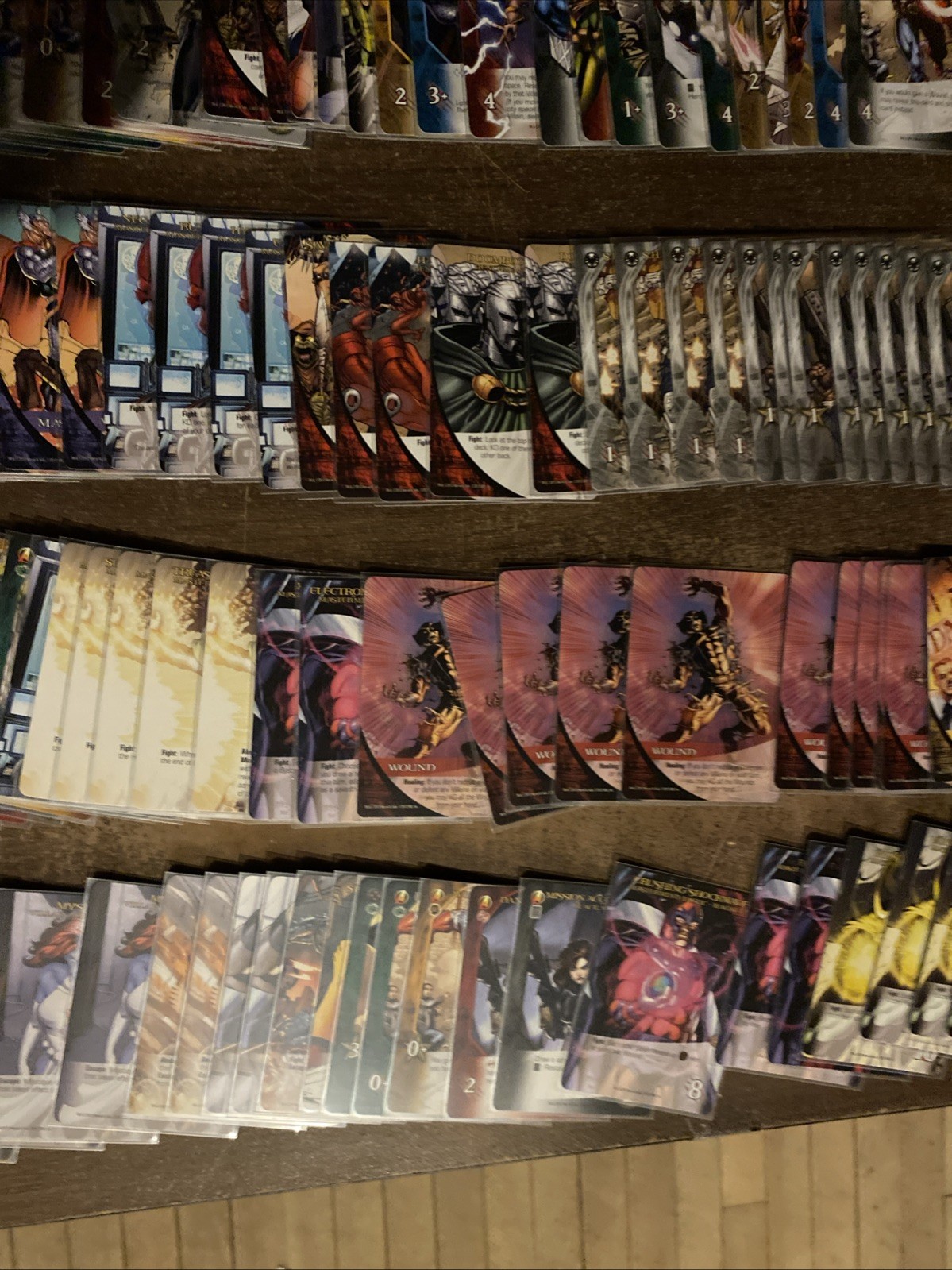 Lot of 500 Upper Deck Marvel Legendary Cards