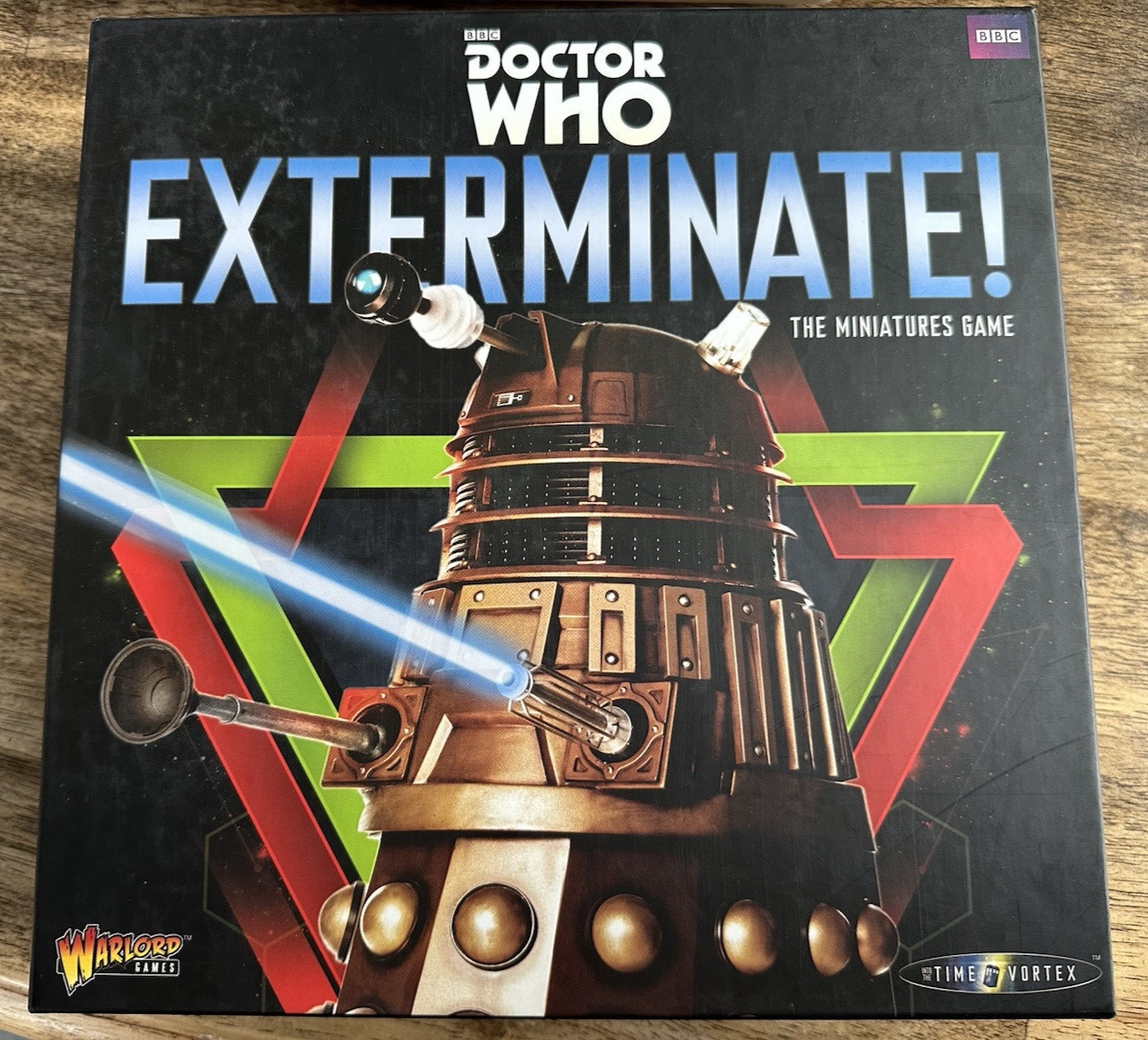 Warlord Games Doctor Who Exterminate game (no Dalek miniatures) w/Both Dalek Exp