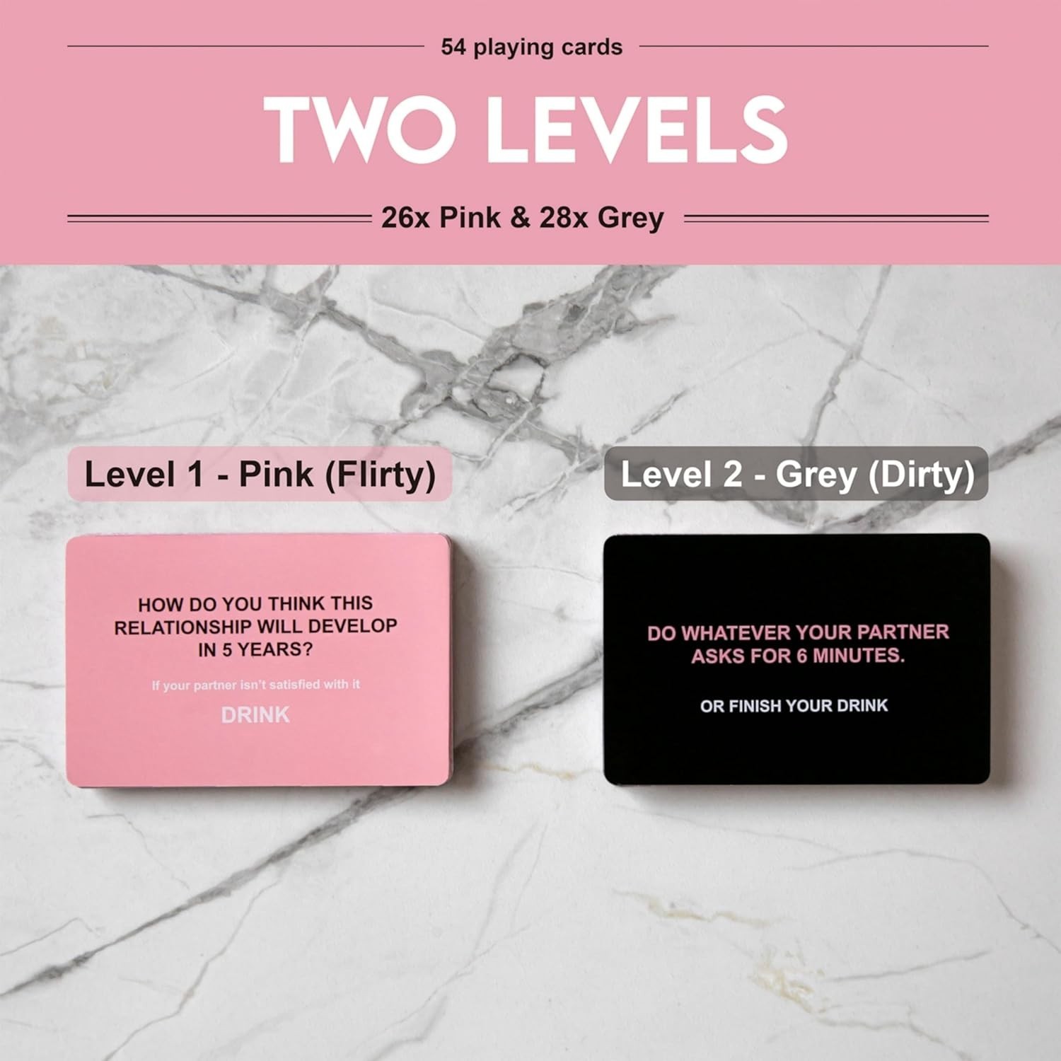 Drunk Lovers – Couples Games Couples Card Game for Date Night, 54 Game Cards,…