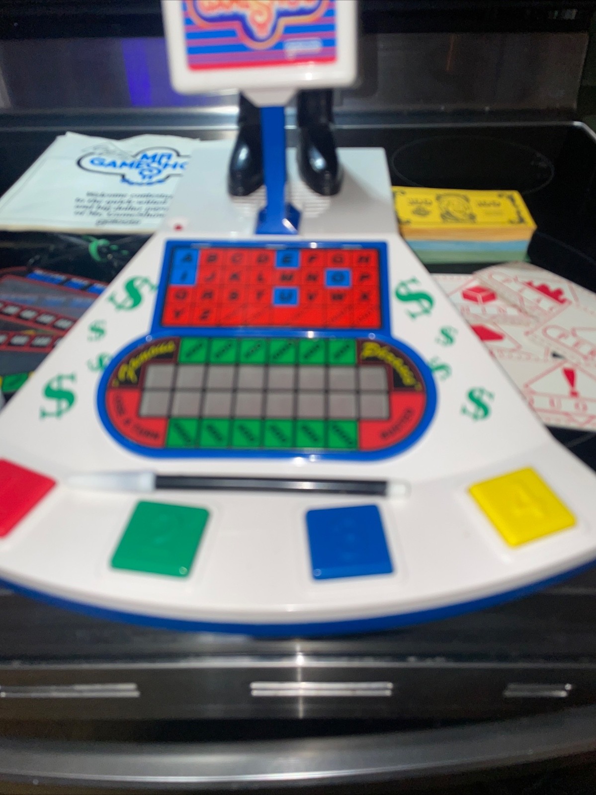 Vintage 1987 Mr. Game Show Gus Glitz Electronic Talking Game Galoob Complete