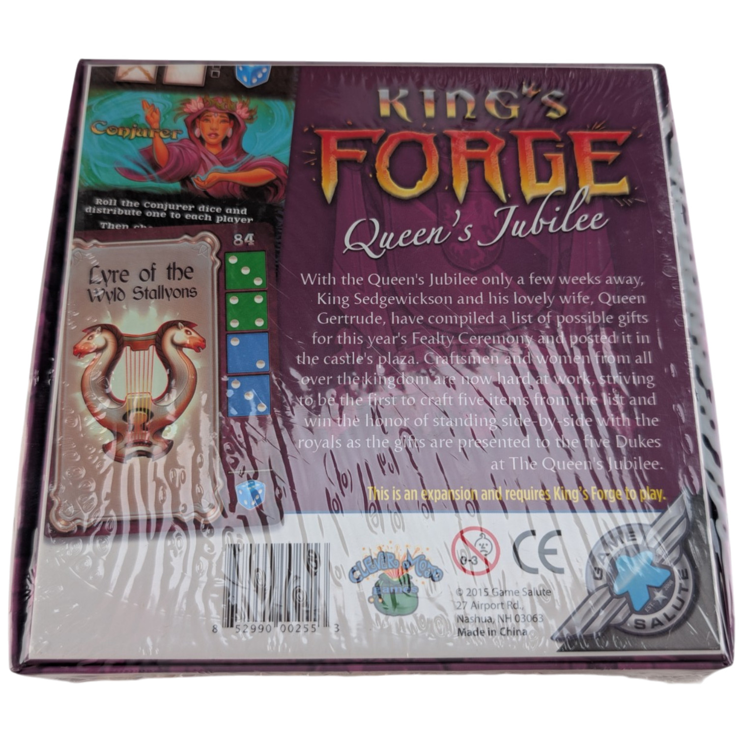 King’s Forge Queen’s Jubilee 2nd Edition Expansion Sealed Game Salute 2015