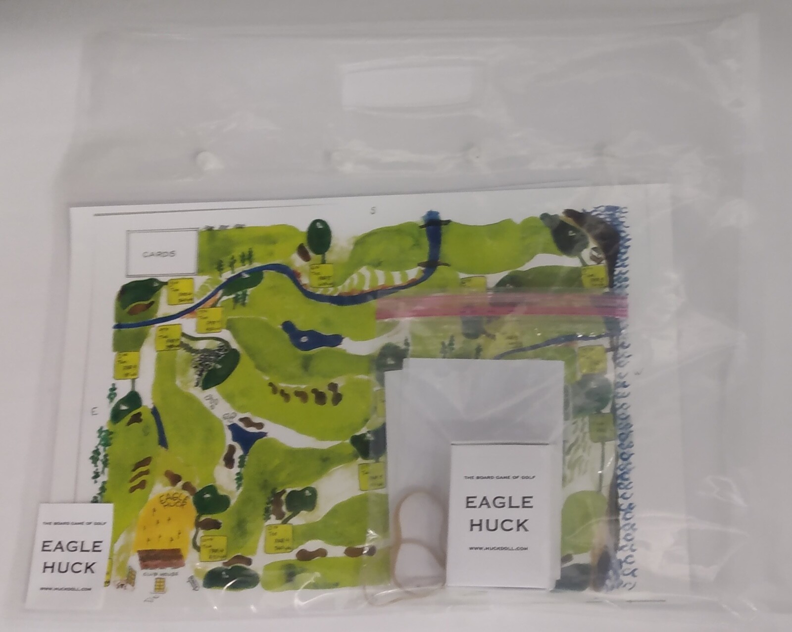 eagle huck golf board game – pink razor edge dice