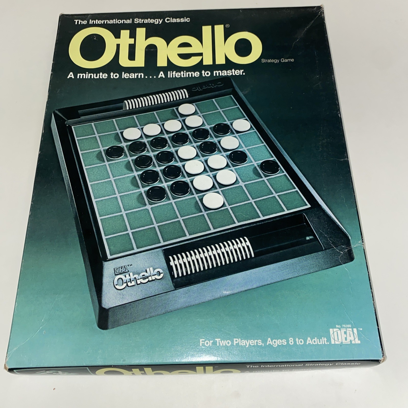 Othello 1984 & Overturn 1993 Board Games Strategy Vintage COMPLETE VG