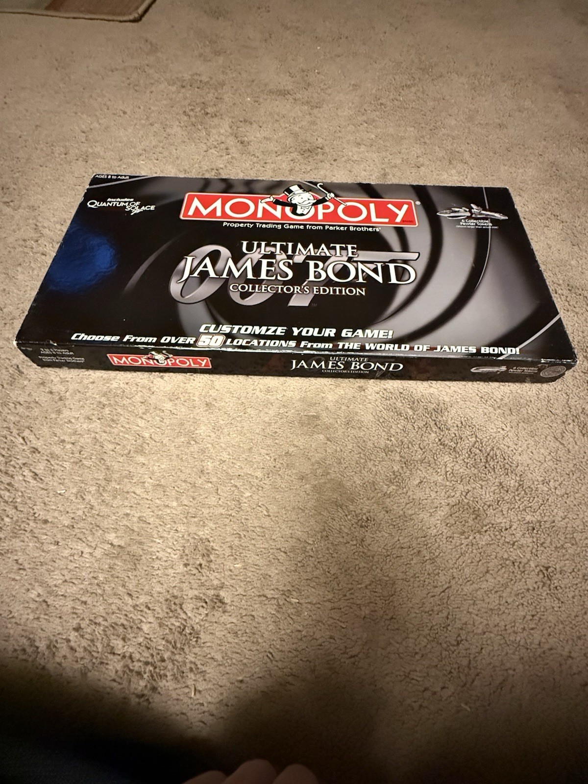 Monopoly game Ultimate James Bond 007 Collector’s Edition w/ 6 Tokens, Decoder