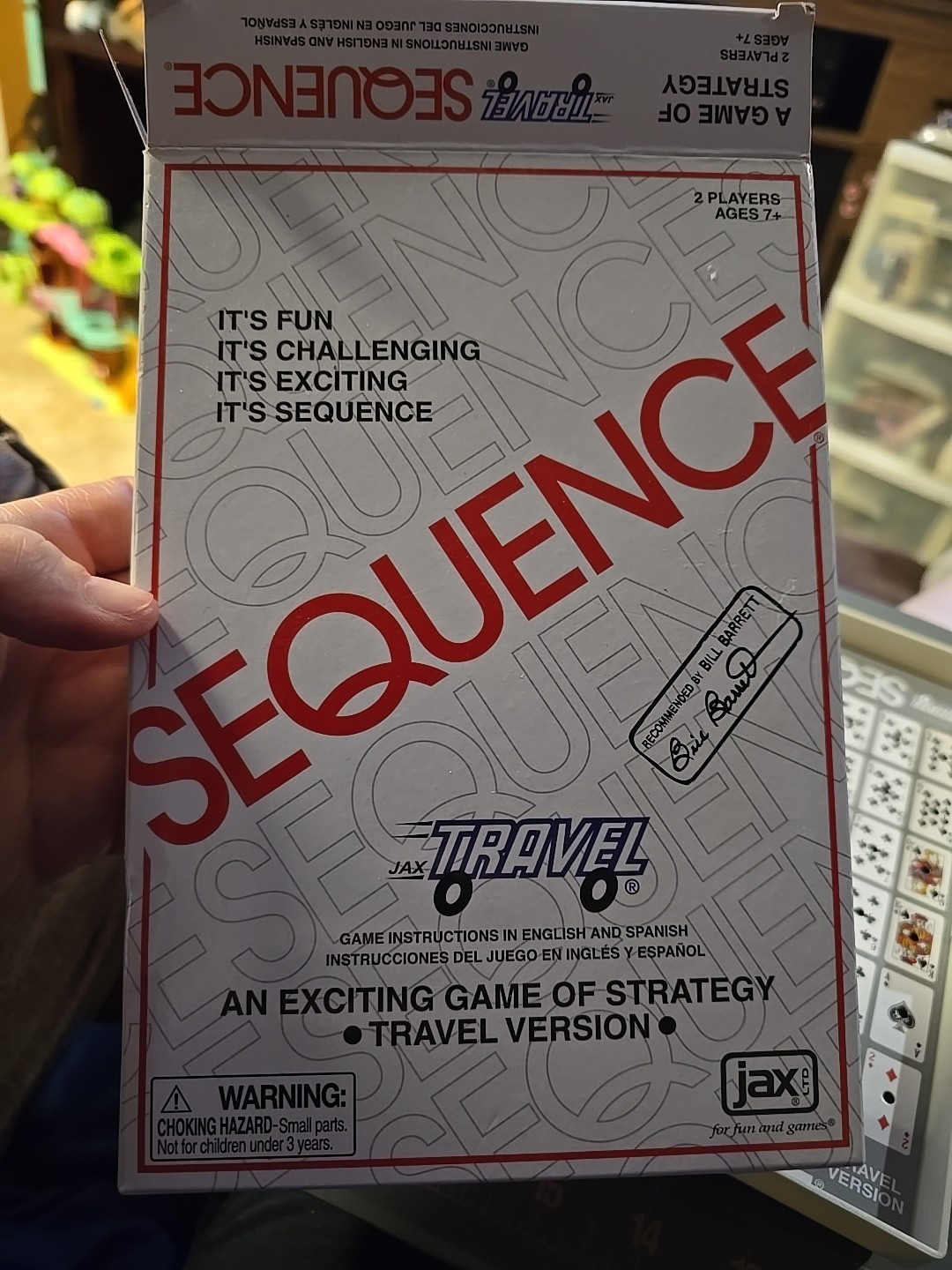 Jax Ltd. Sequence TRAVEL Edition 2020 Ages 7+ New In Box Game Of Strategy