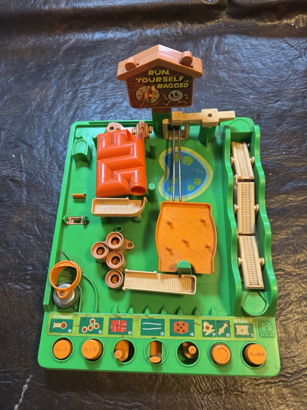 VINTAGE Run Yourself Ragged Maze Game Obstacle Course Incomplete