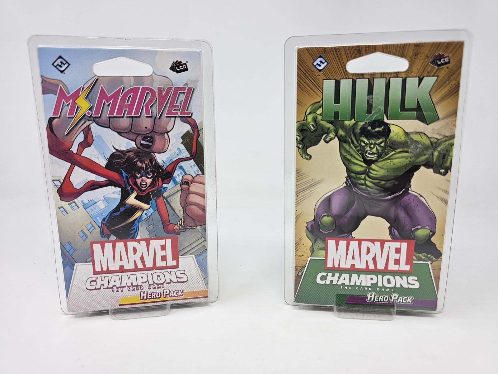 Marvel Champions Hulk & Ms. Marvel Hero Packs – Opened, Unplayed
