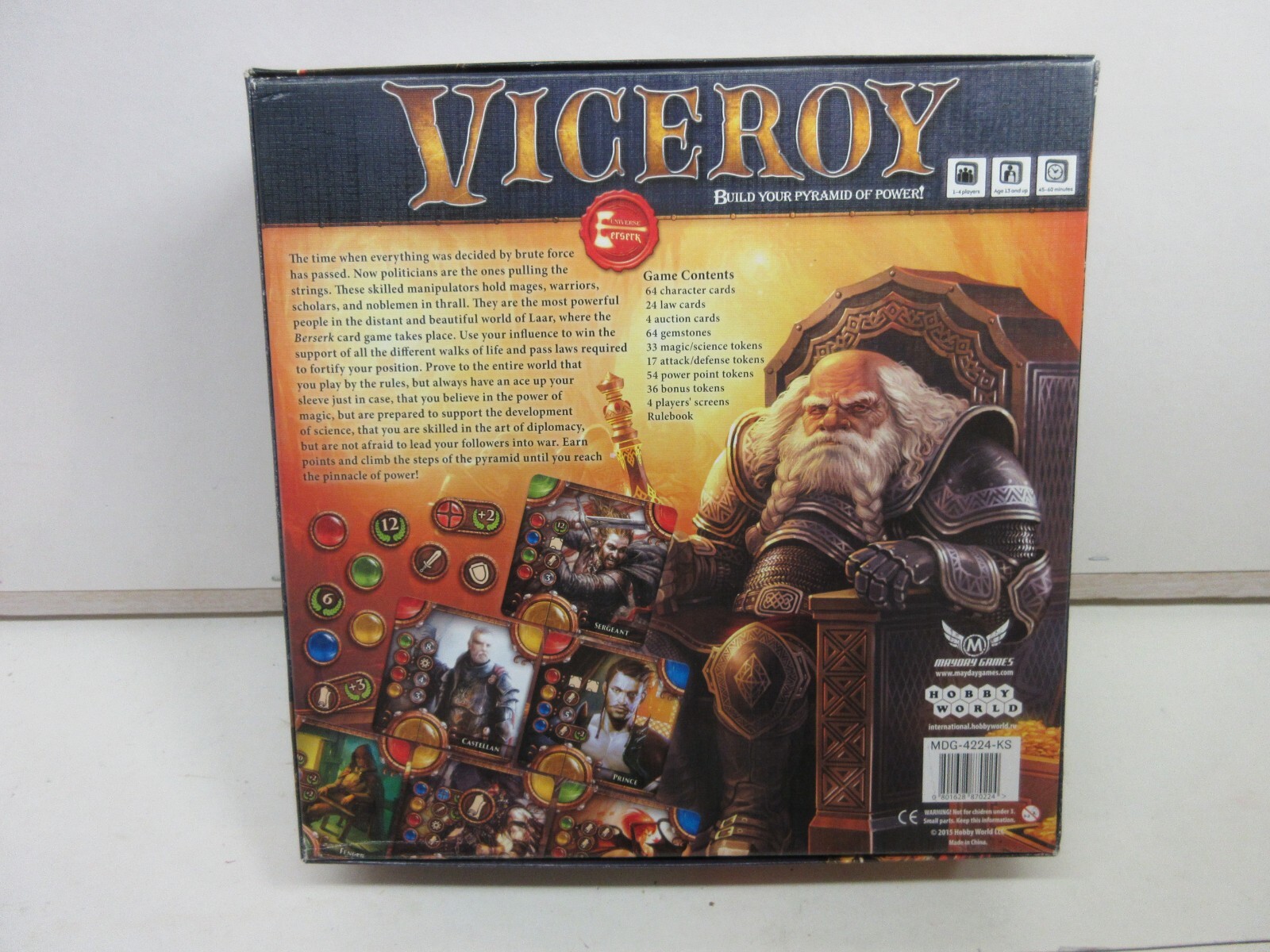 VICEROY Fantasy Board Game by Mayday Games