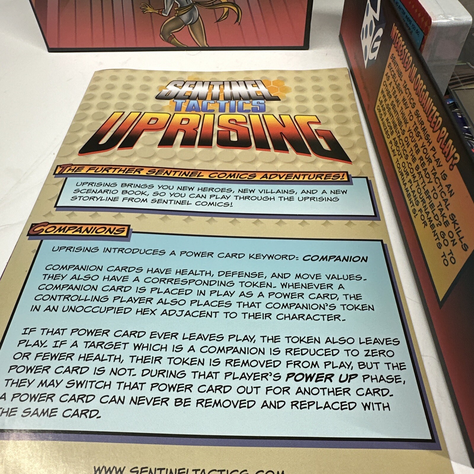 SENTINEL TACTICS UPRISING BOARD GAME